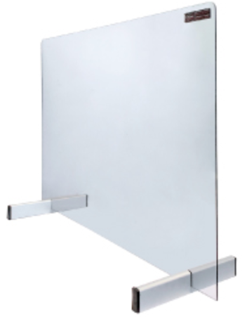 [SEP PMMA VITRE OUV 850X750] Vitre PMMA avec ouverture 850x750