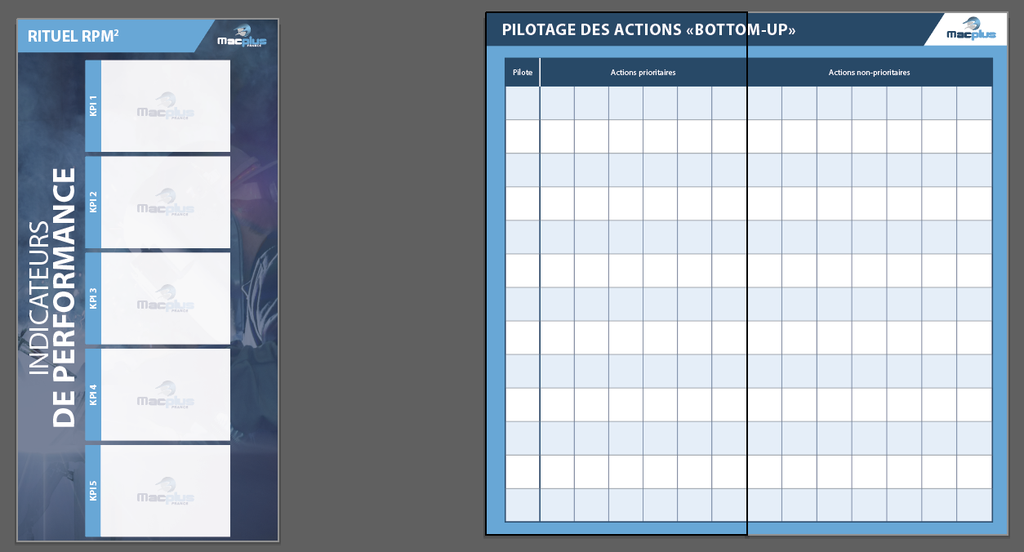 Panneau diptyque RPM2 600x1200 mm