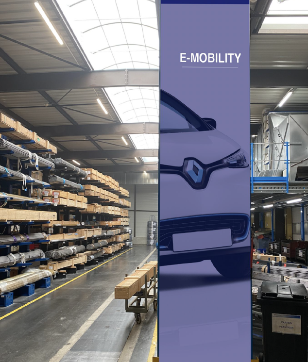 Bâche pour recouvrir rack 1000x4000 mm