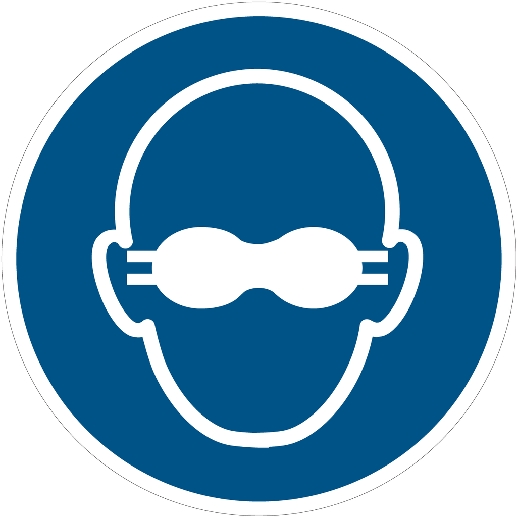 M007 : Lunettes de protection opaques obligatoires