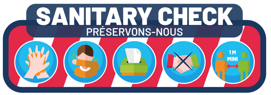 [SC] Lot de 10 sanitary check 600x 200 mm