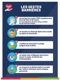 [AFF PAPIERA2 - AS2] Affiche Les gestes barrières