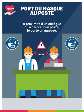 [AS12] Affiche Port du masque obligatoire