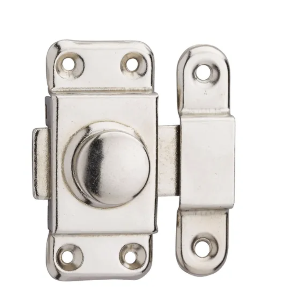 PARC CHIEN - Verrou automatique THIRARD, acier zingué gris