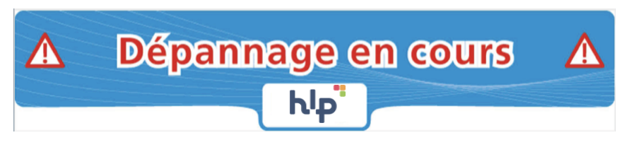 HLP - Magnet "Dépannage en cours"